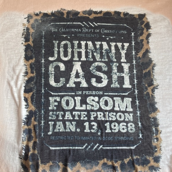 Unisex Distressed Gildan Large Johnny Cash T Shirt - Picture 9 of 9